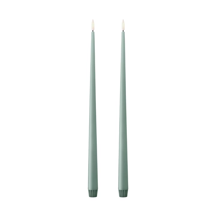 ester & erik κεριά LED 40 cm συσκευασία 2 τεμαχίων - 67 Jade stone - Ester & erik