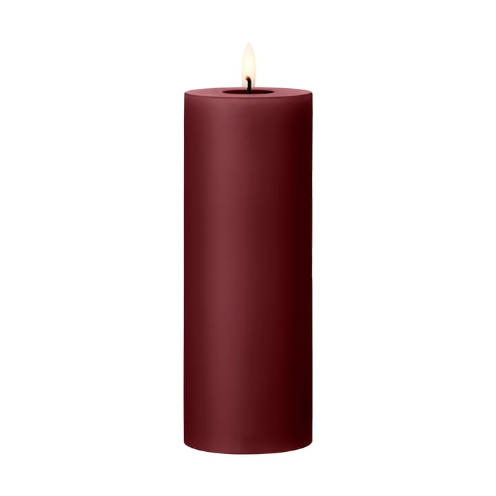 ester & erik κερί μπλοκ LED - 44/2 Deep Wine, 20 cm - Ester & erik