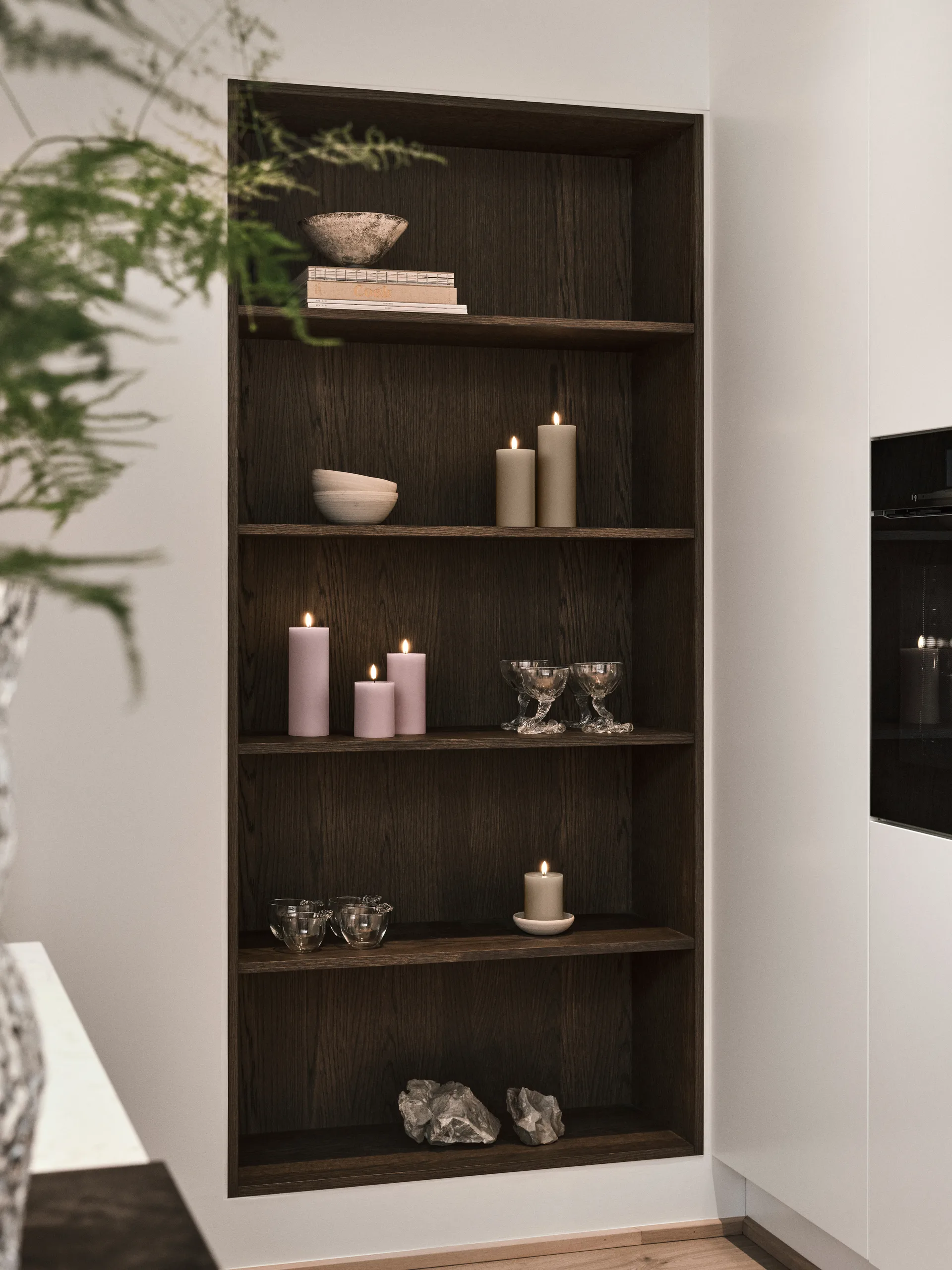 ester & erik κερί μπλοκ LED, 52 Soft Rose, 10 cm ester & erik