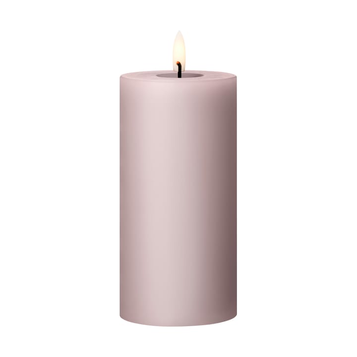 ester & erik κερί μπλοκ LED - 52 Soft Rose, 15 cm - Ester & erik