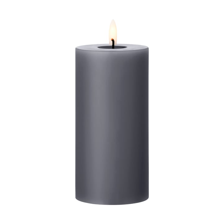 ester & erik κερί μπλοκ LED - 74 Dark Slate, 15 cm - Ester & erik