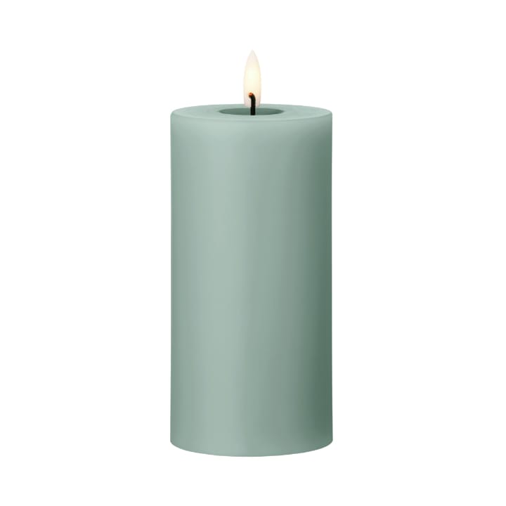 ester & erik κερί μπλοκ LED Ø7,5x15 cm - 67 Jade stone - Ester & erik