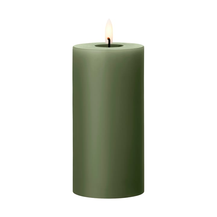 ester & erik κερί μπλοκ LED Ø7,5x15 cm - 70 Green Soil - Ester & erik