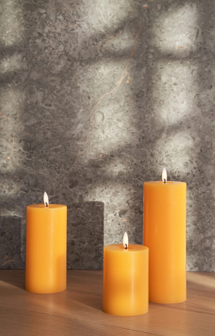 ester & erik κερί μπλοκ LED, 85 Mango, 20 cm ester & erik