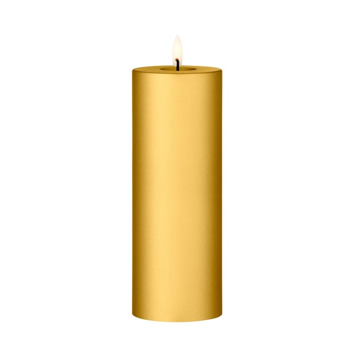 ester & erik κερί μπλοκ LED - 90 Gold Metallic, 20 cm - Ester & erik
