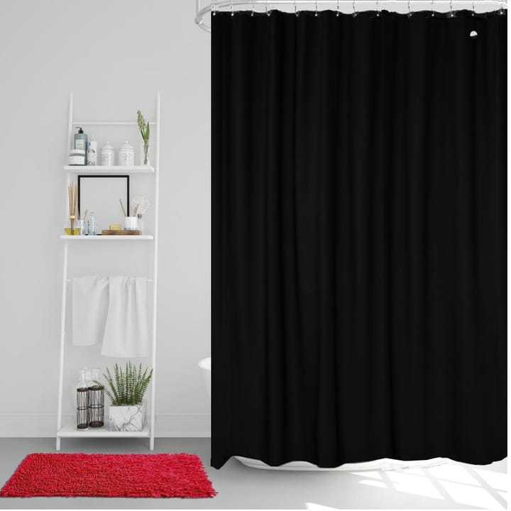 Match κουρτίνα ντους 200x240 cm, επιπλέον ύψος (Μάυρο)
 Etol Design