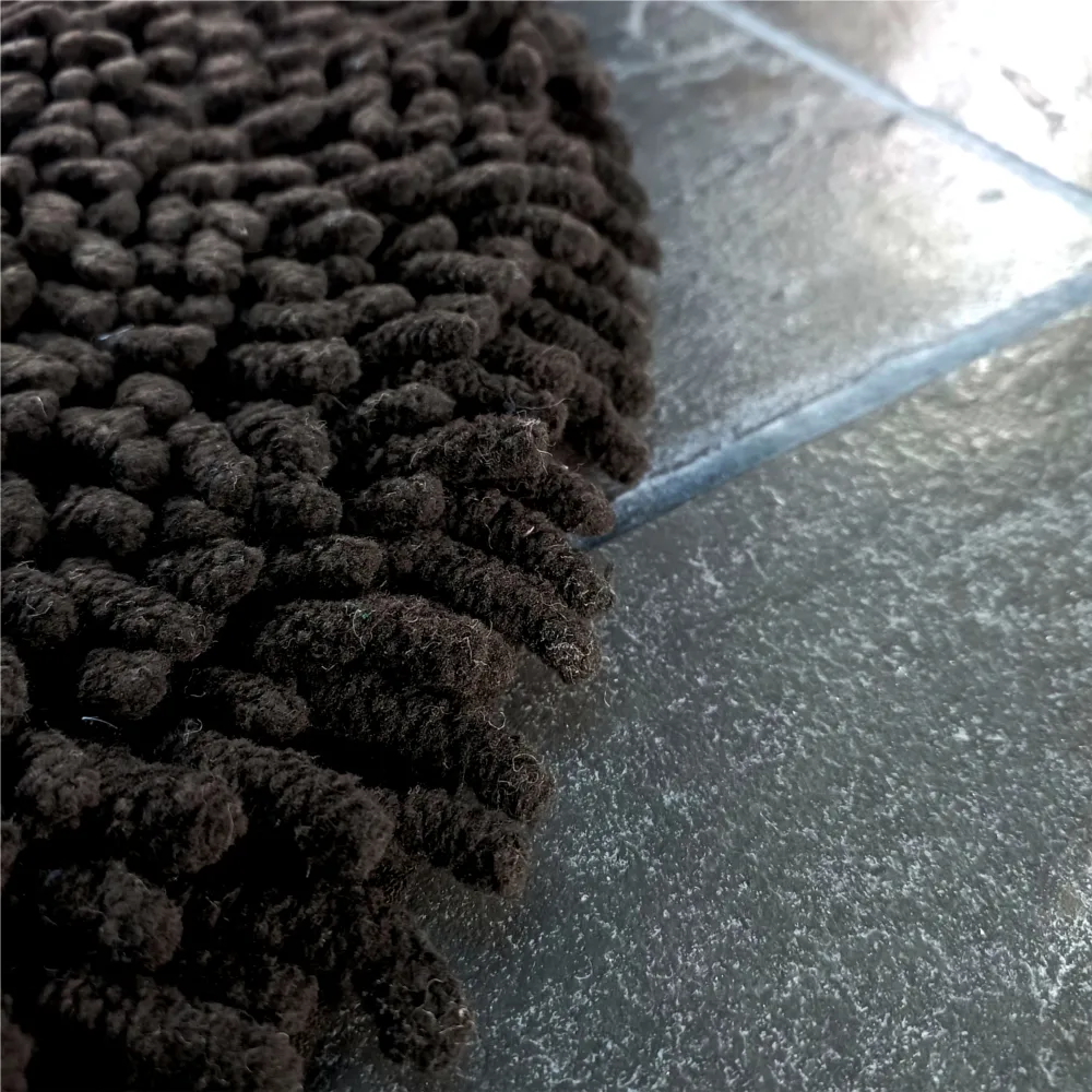 Rasta στρογγυλό χαλί Ø120 εκατοστά, Μάυρο Etol Design