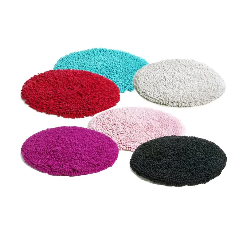 Rasta στρογγυλό χαλί, Μαύρο Etol Design