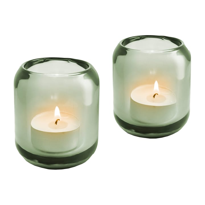 Acorn κεριών βάση 2 pack, Leaf green Eva Solo