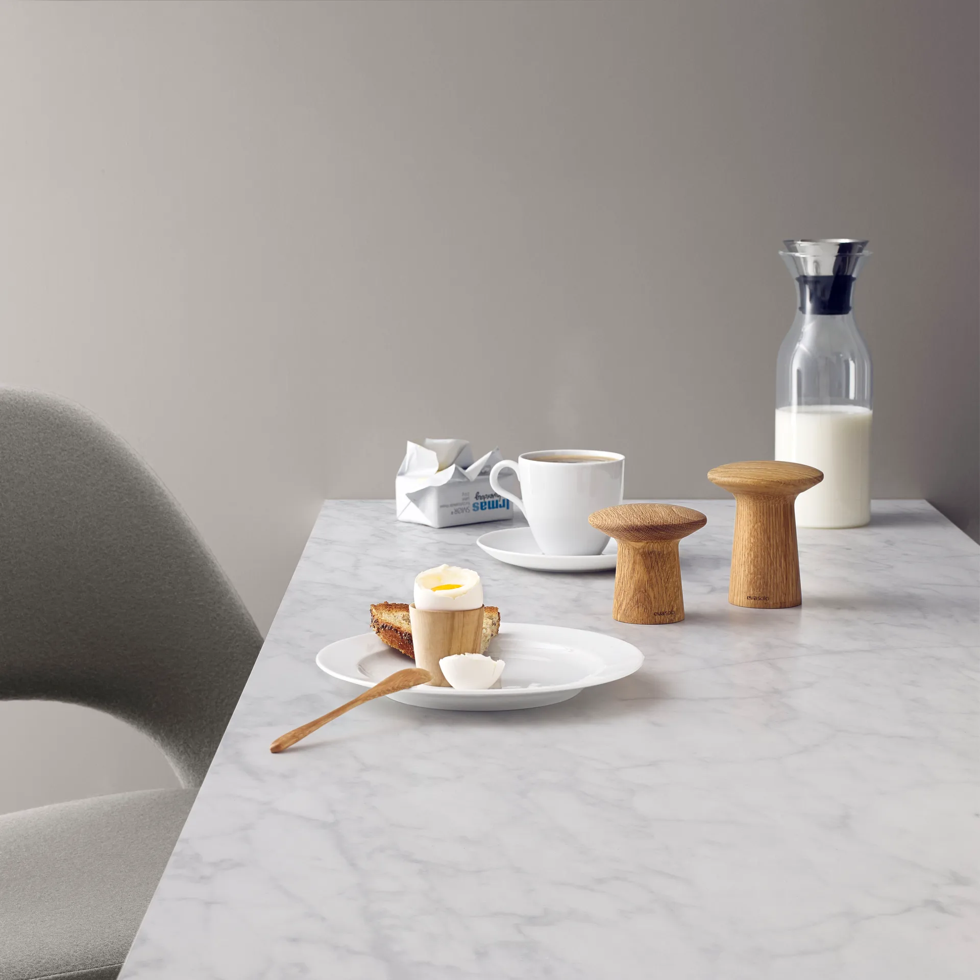 Eva Solo μύλος αλατιού και πιπεριού 7,5 cm, δρυς Eva Solo