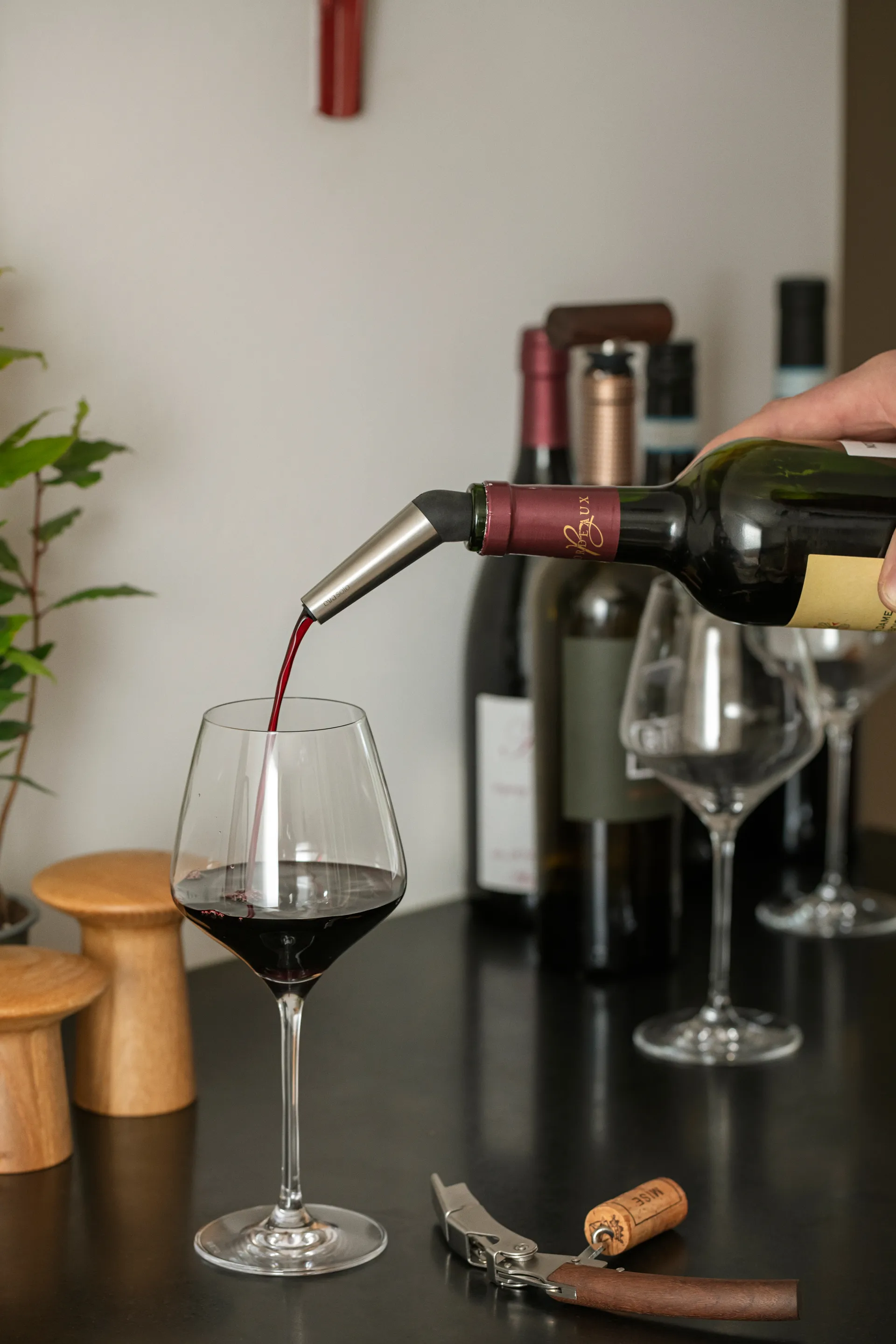 Eva Solo πώμα για κλείσιμο ανέμου, Black-silver Eva Solo