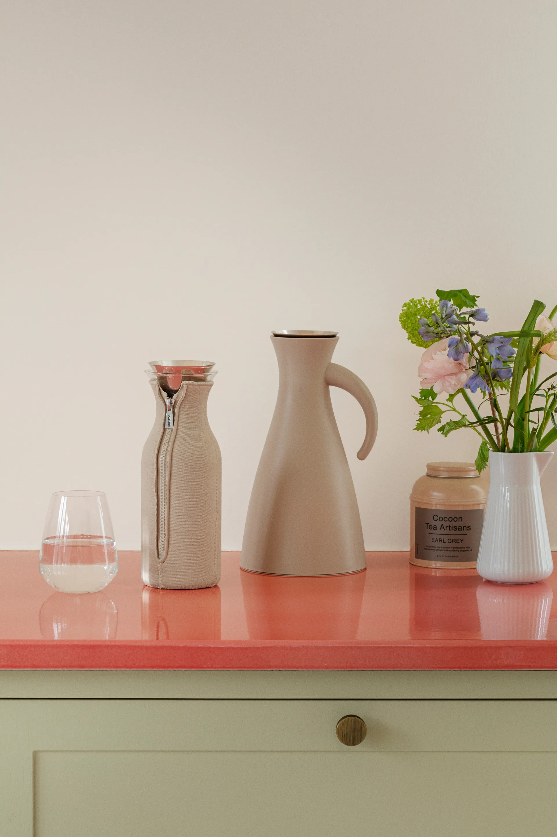 Eva Solo καράφα ψυγείου με υφαντό κάλυμμα, Caramel cream Eva Solo