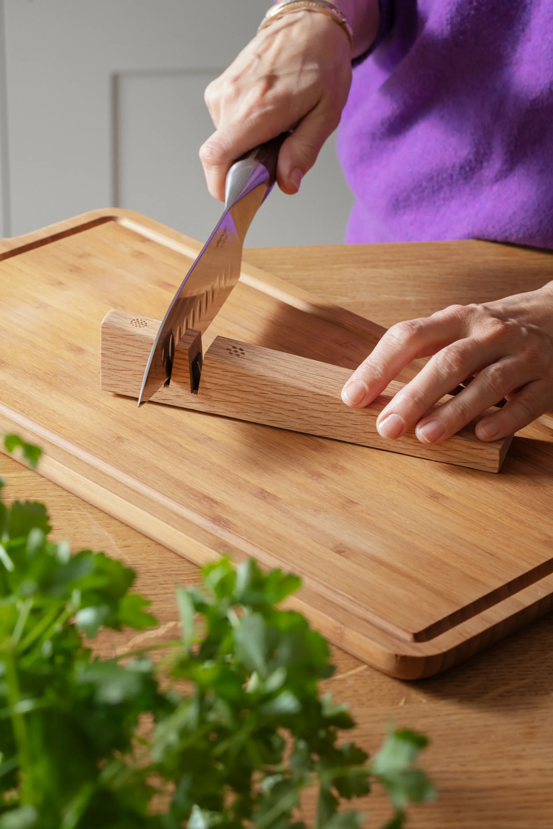 Eva Solo Eastern ακονιστήρι μαχαιριών, Δρυς Eva Solo