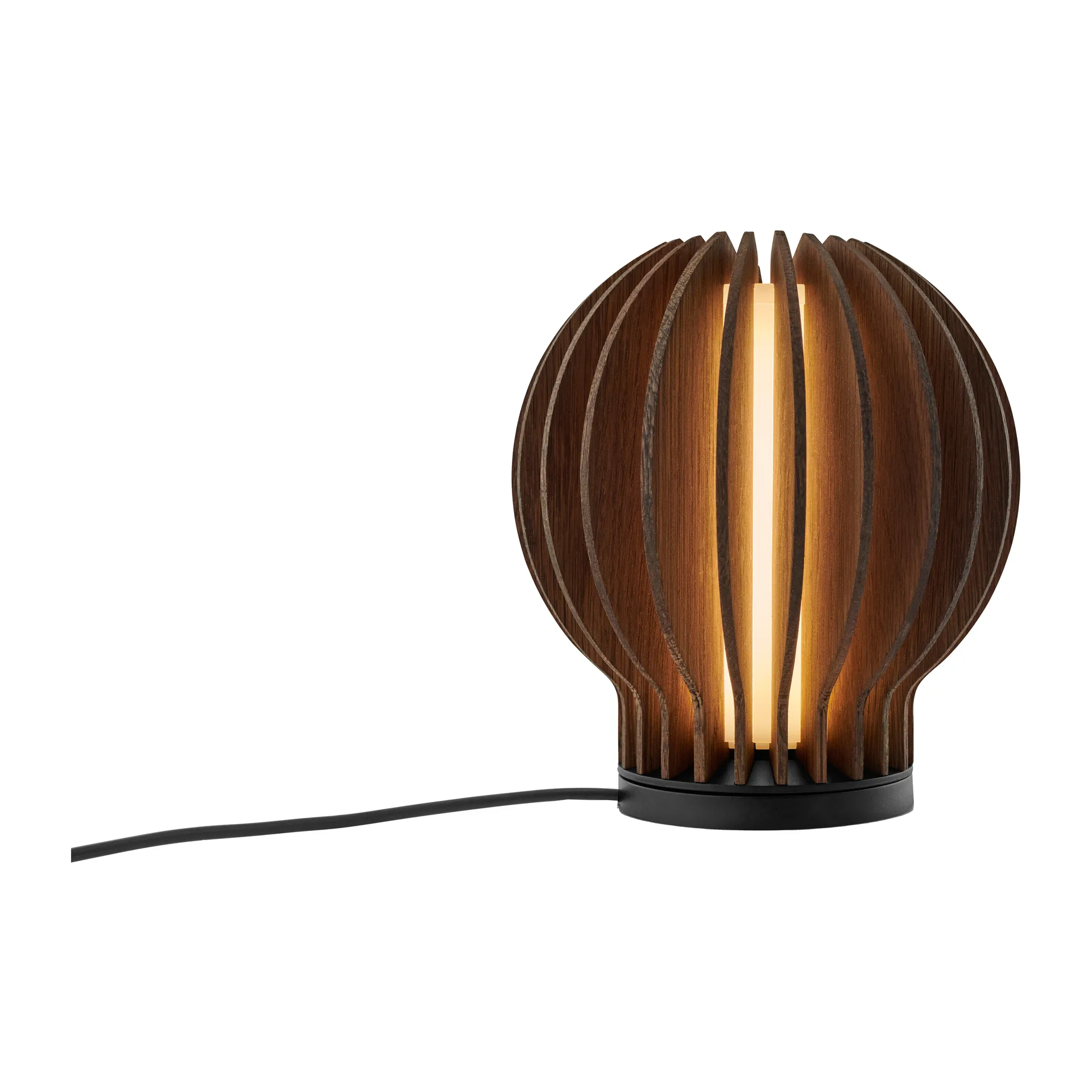 Eva Solo Radiant LED chargable λάμπα - στρογγυλό, Smoked oak Eva Solo