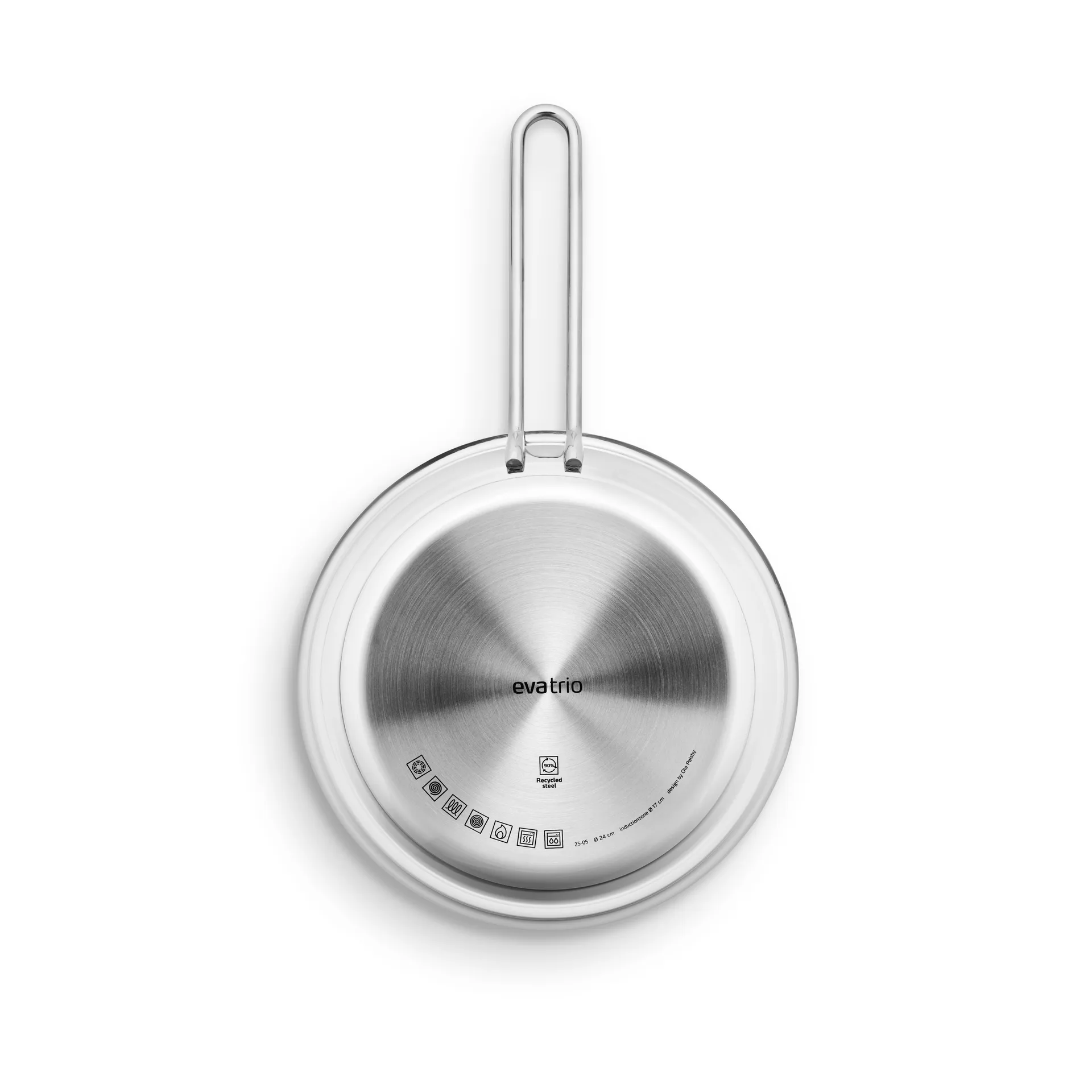 Eva Solo steel base τηγάνι, Stainless steel, Ø24 εκ. Eva Solo