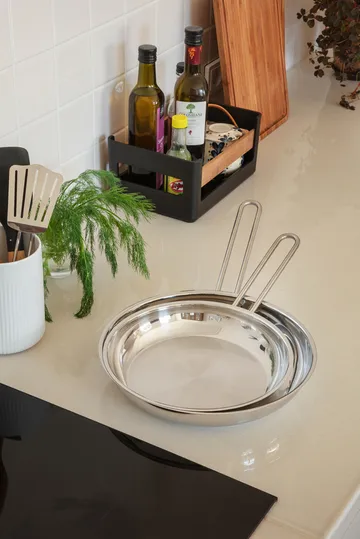 Eva Solo steel base τηγάνι - Stainless steel, Ø24 εκ. - Eva Solo