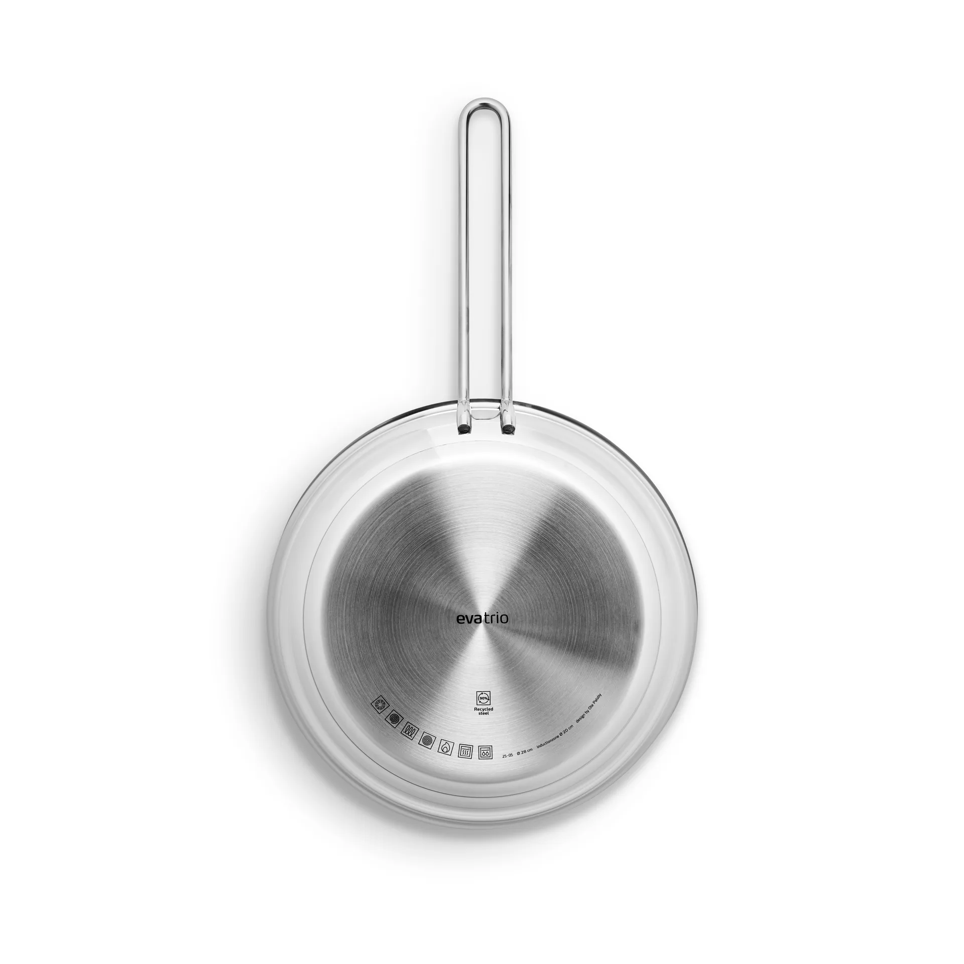Eva Solo steel base τηγάνι, Stainless steel, Ø28 εκ. Eva Solo