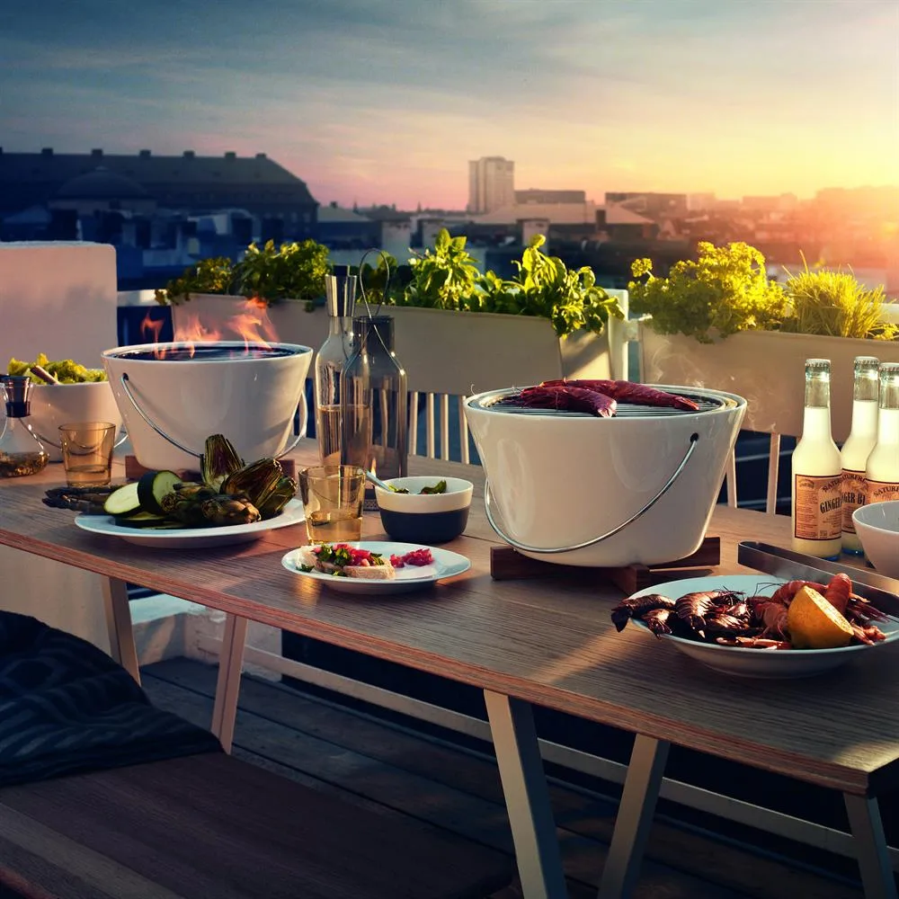 Eva Solo επιτραπέζιο γκριλ, Λευκό Eva Solo