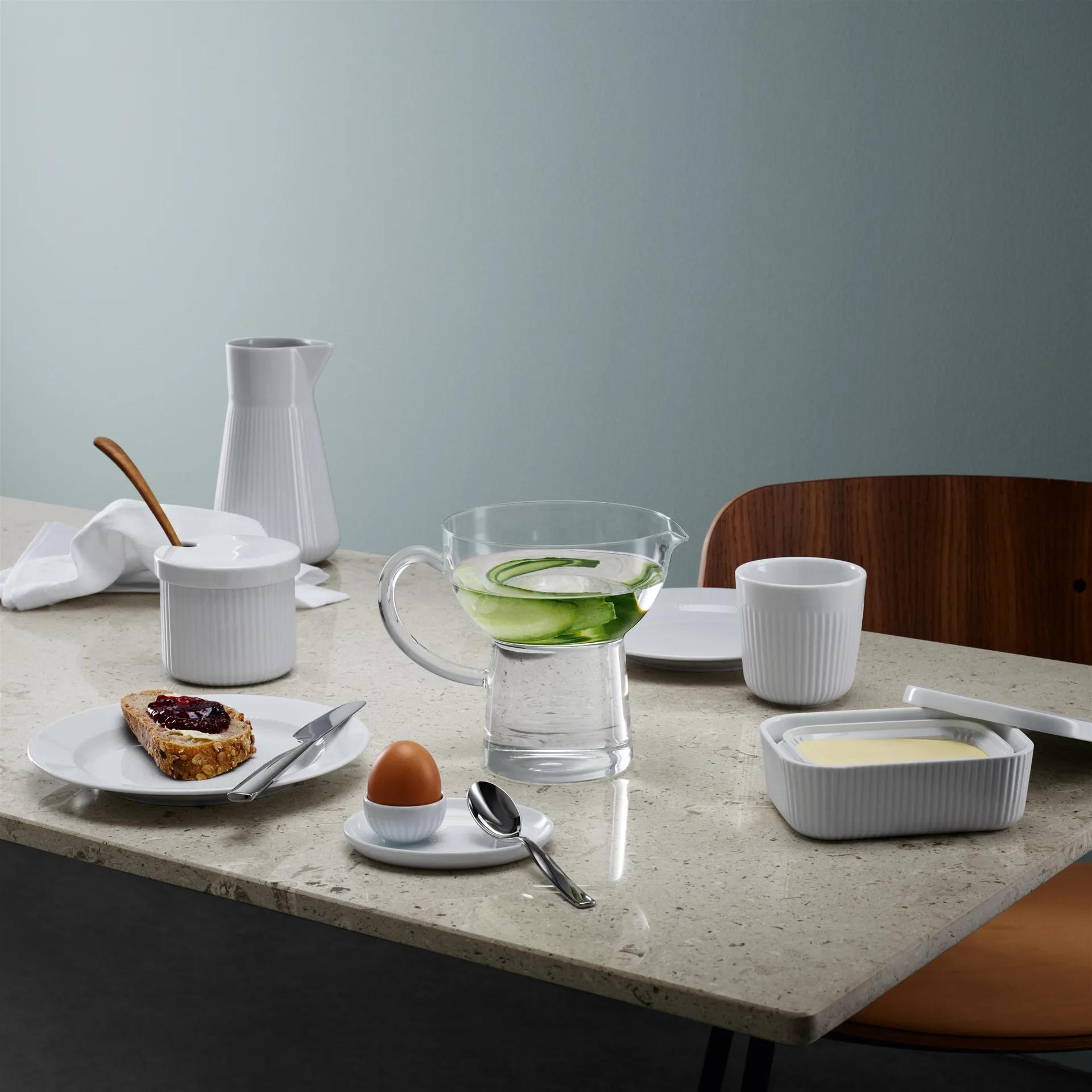 Eva Trio Legio Nova βάζο με καπάκι, λευκό Eva Solo