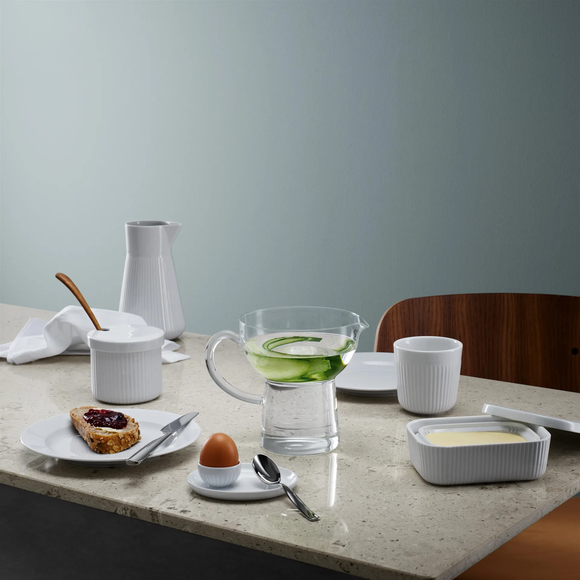 Eva Trio Legio Nova αβγοθήκη, λευκό Eva Solo