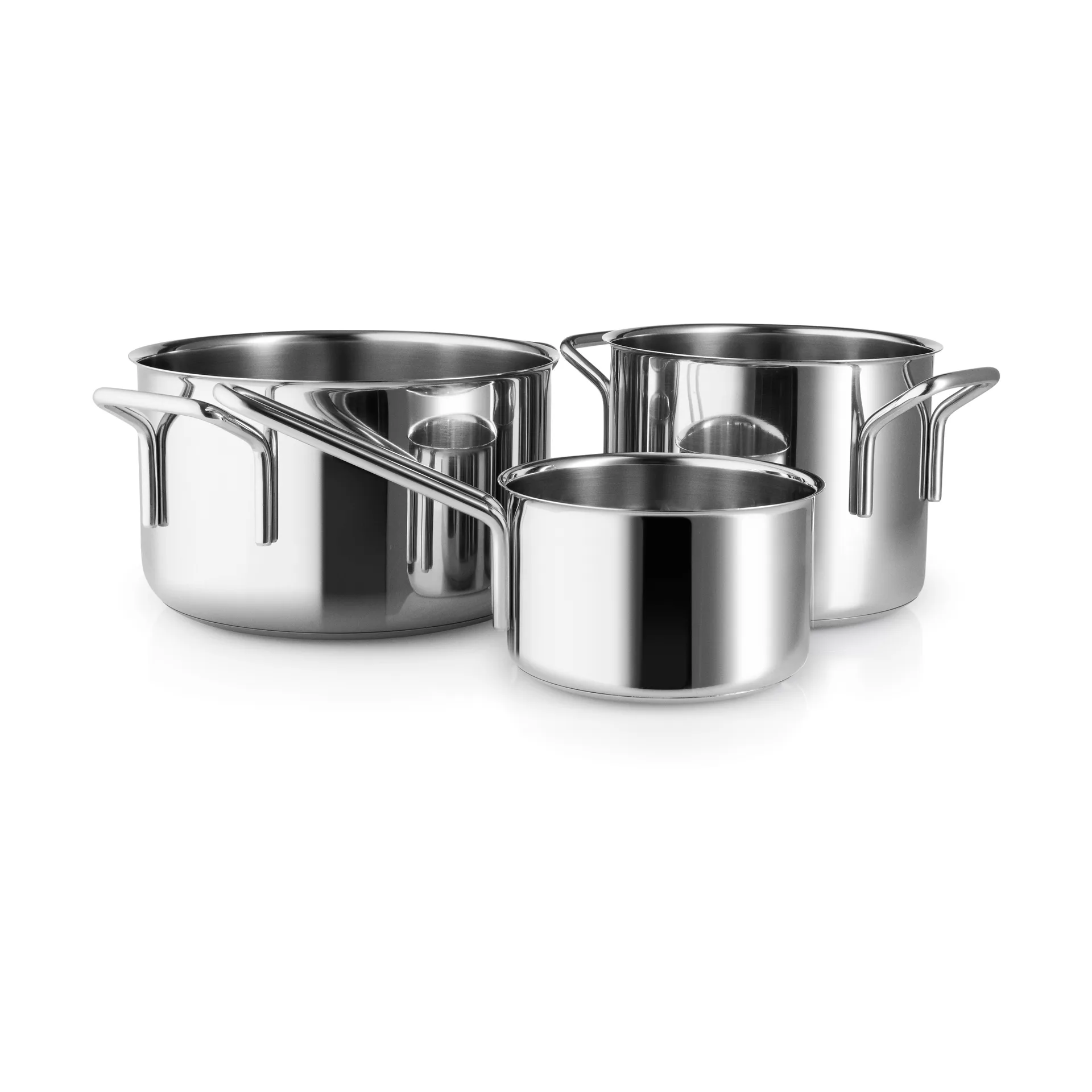 Σετ κατσαρόλες Eva Trio Stainless Steel 3 τεμαχίων, Ανοξείδωτο ατσάλι Eva Solo
