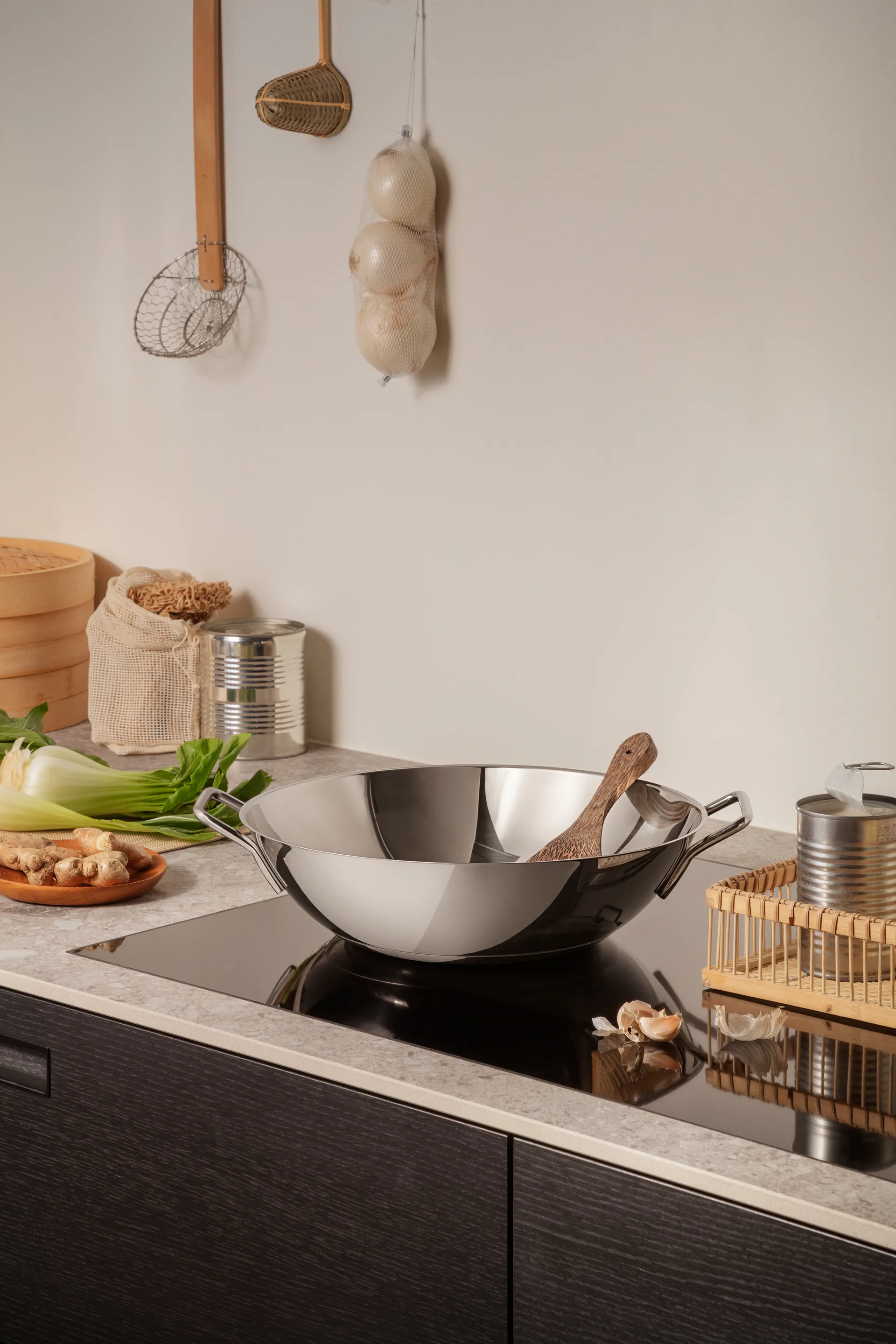 Eva Trio Stainless Steel Γουόκ, 5 λίτρα Eva Solo