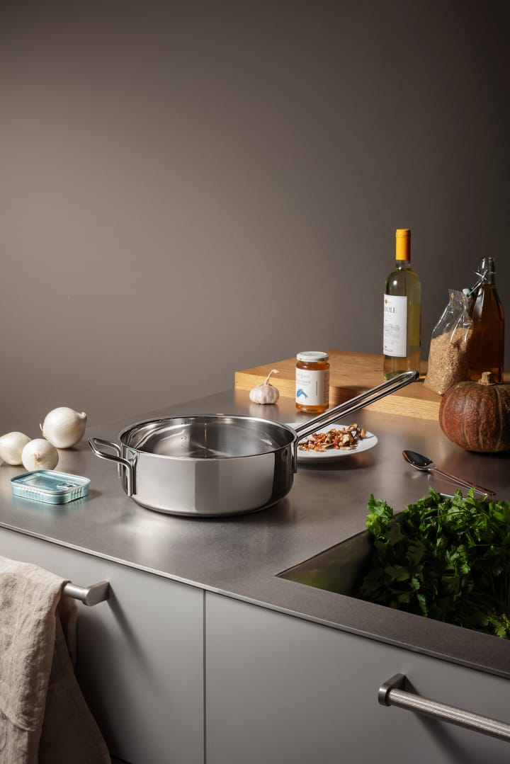 Eva Trio Stainless Steel τηγάνι saute, 24 εκ. Eva Solo