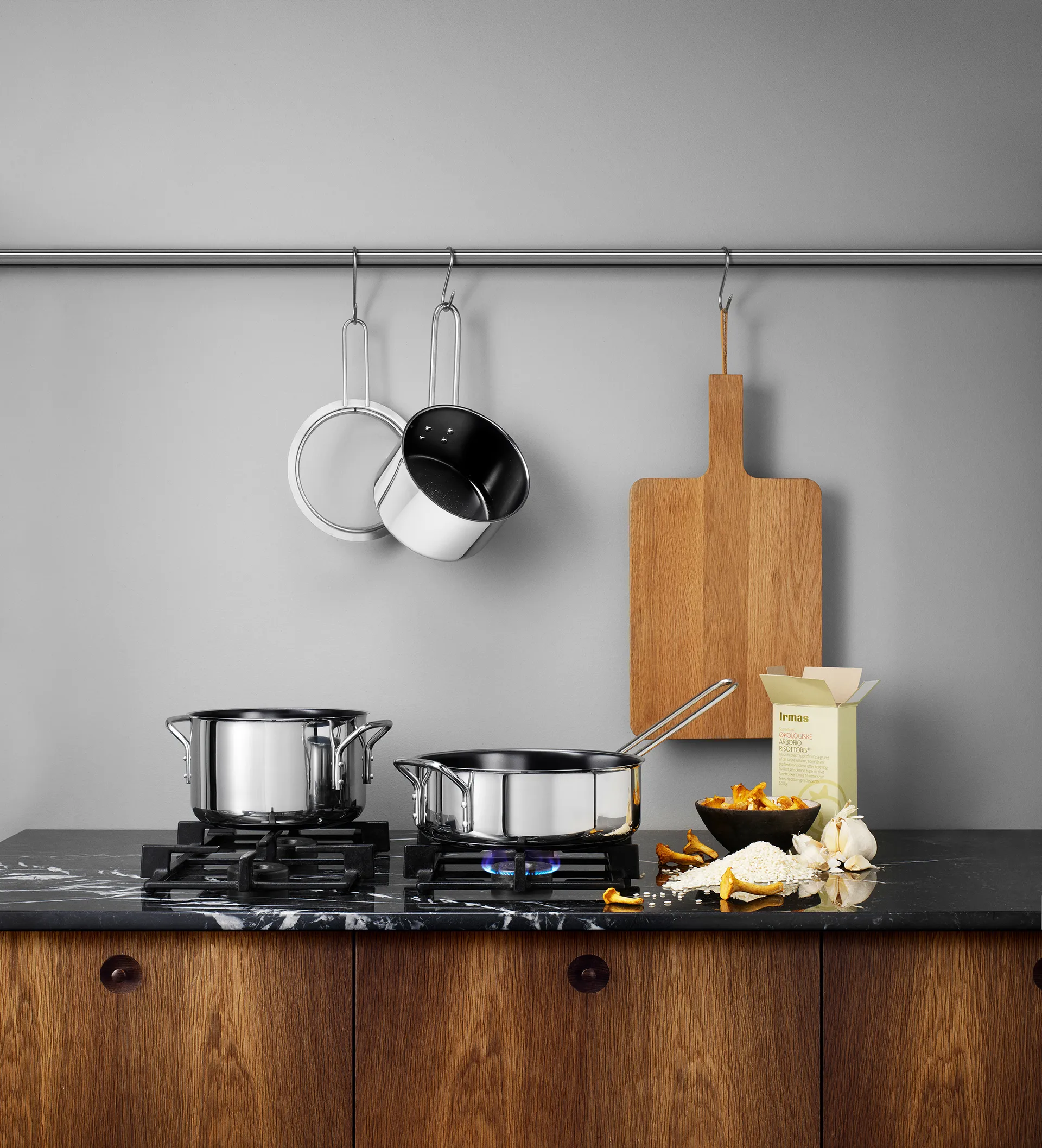 Eva Trio Stainless Steel Slip-Let κεραμική κατσαρόλα, 1,8 Λ Eva Solo