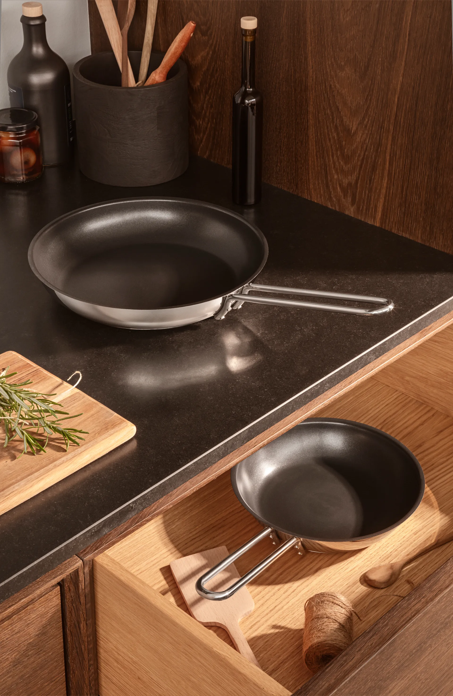 Τηγάνι Eva Trio Stainless Steel Slip-Let, 20 εκ Eva Solo