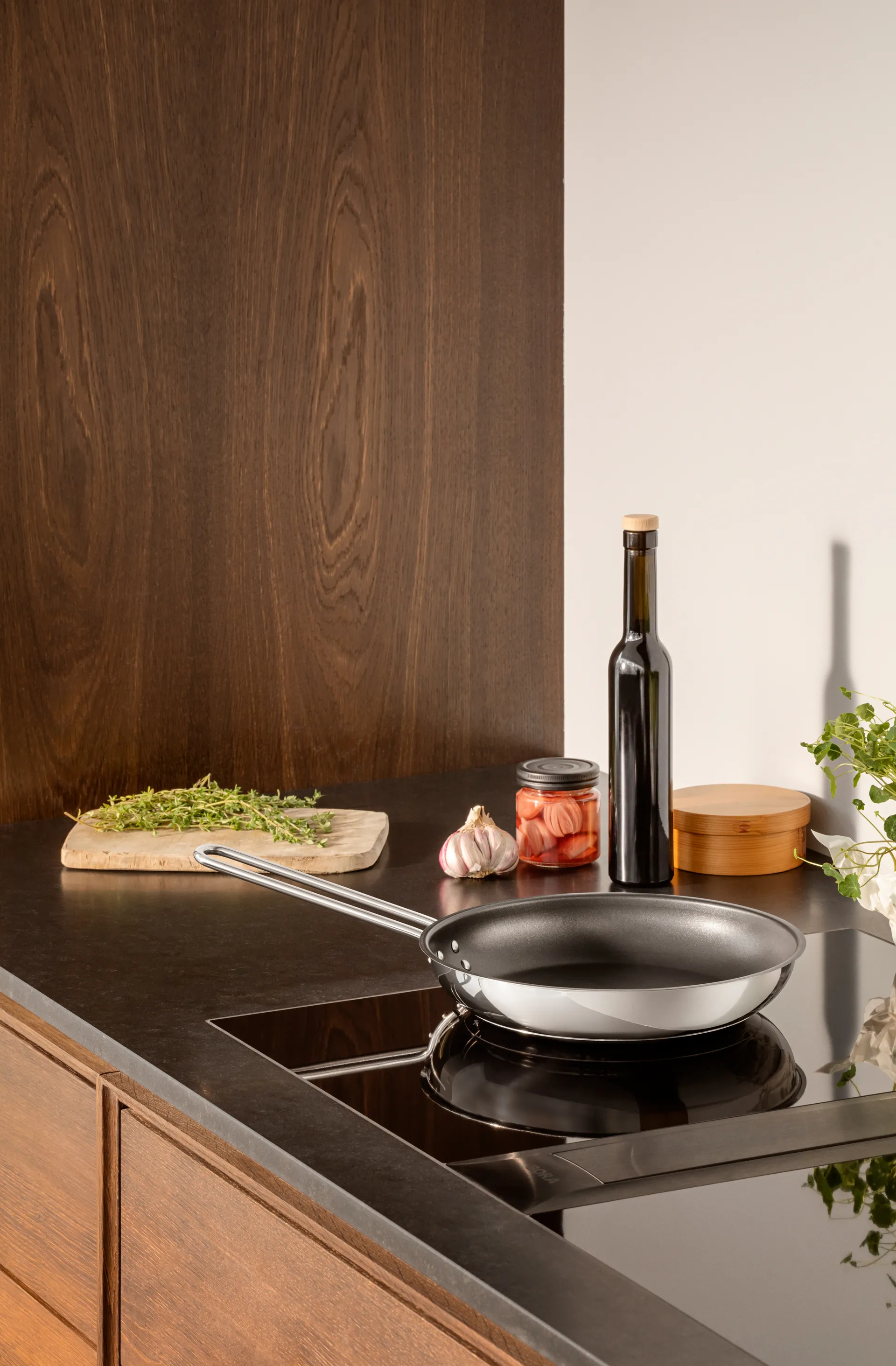 Τηγάνι Eva Trio Stainless Steel Slip-Let, 24 εκ. Eva Solo