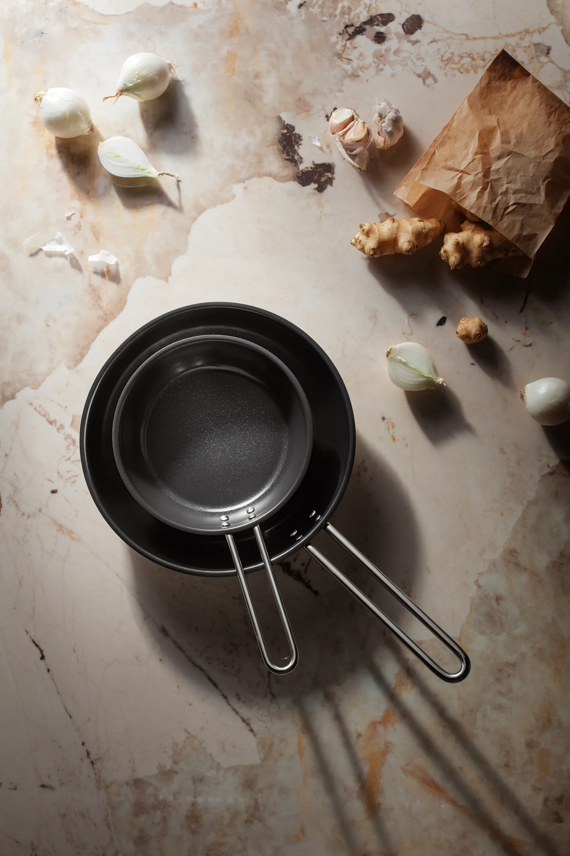 Eva Trio Stainless Steel Slip-Let κεραμικό τηγάνι, 30 εκ. Eva Solo