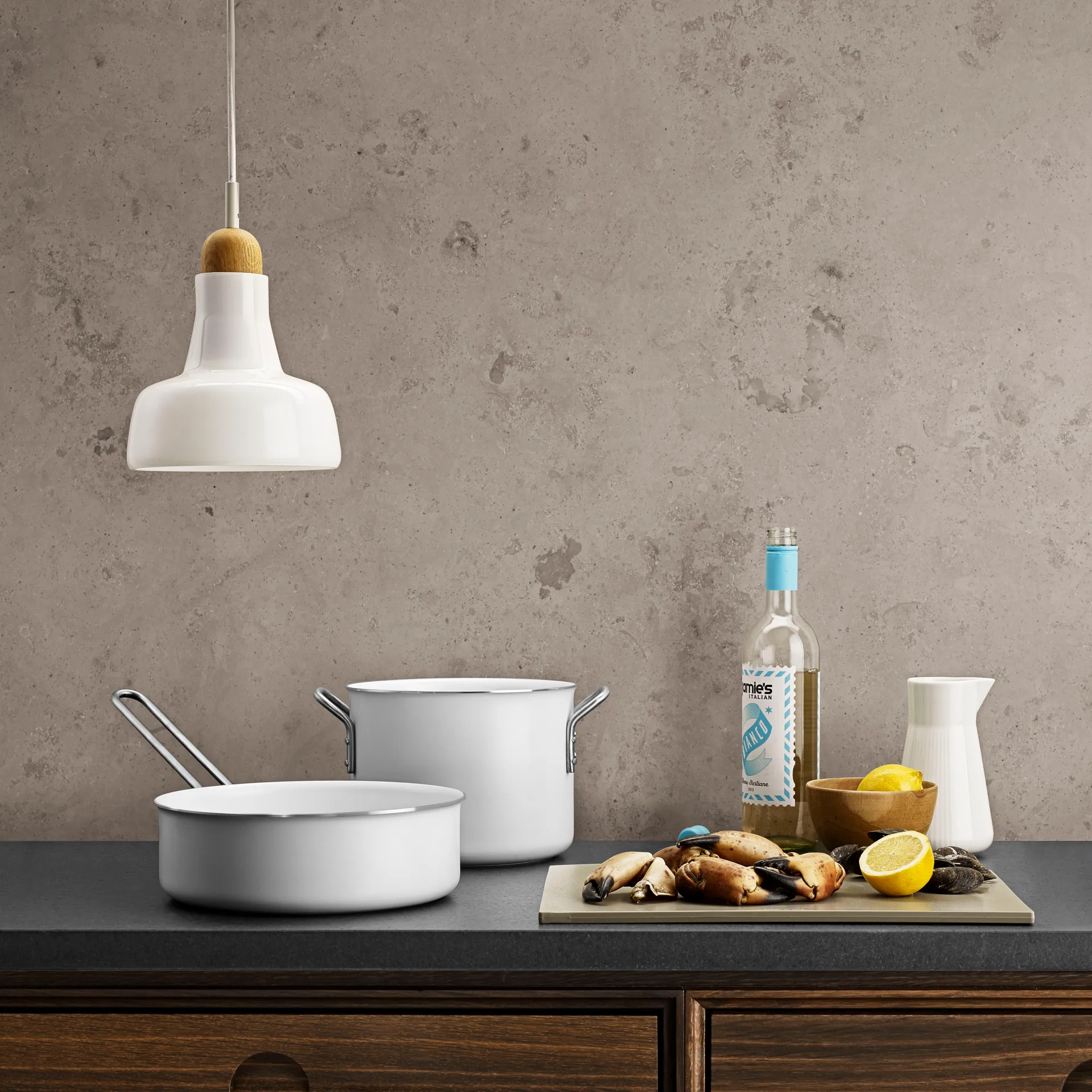 Eva Trio White Line τηγάνι σοταρίσματος, 24 cm Eva Solo