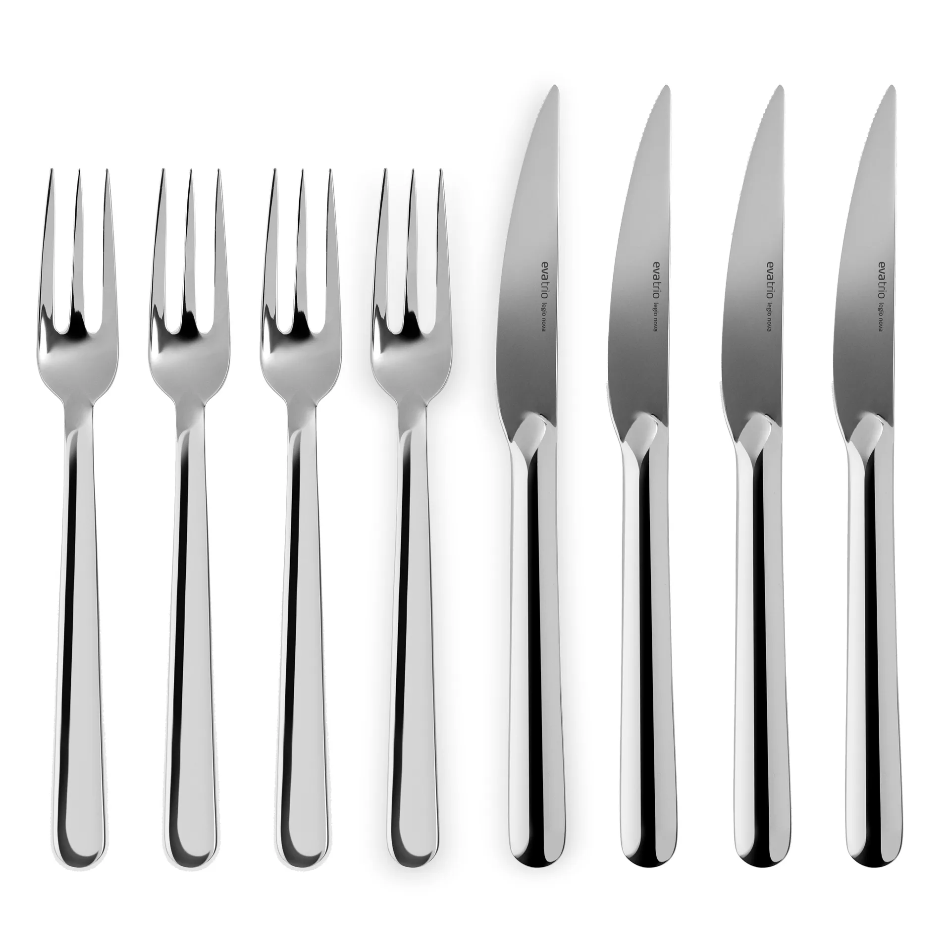 Legio Nova Μαχαιροπίρουνα για γκριλ 8 τεμάχια, ανοξείδωτο ατσάλι Eva Solo