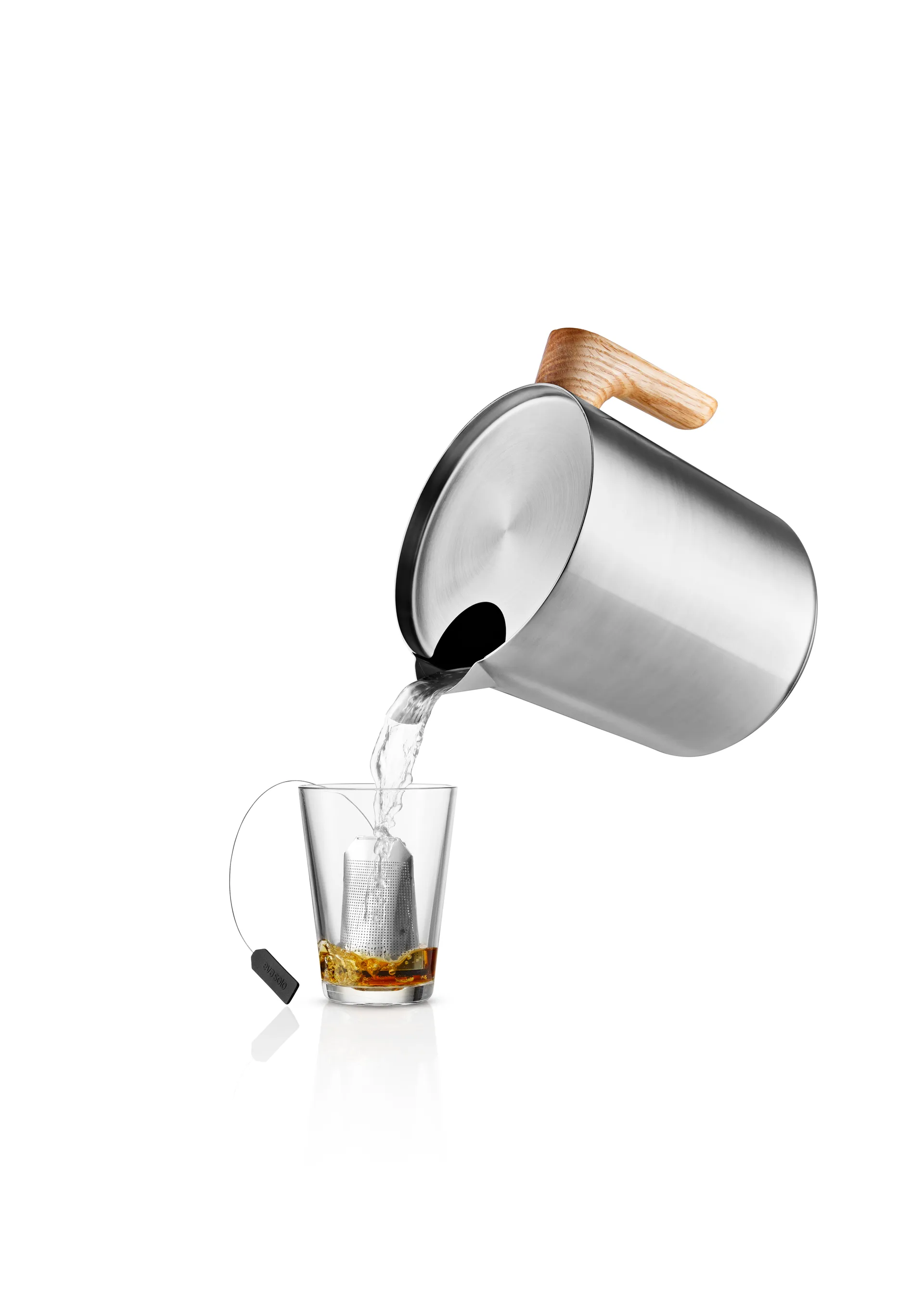 Nordic kitchen κατσαρόλα για επαγωγική εστία 1 L, Βουρτσισμένο ατσάλι Eva Solo