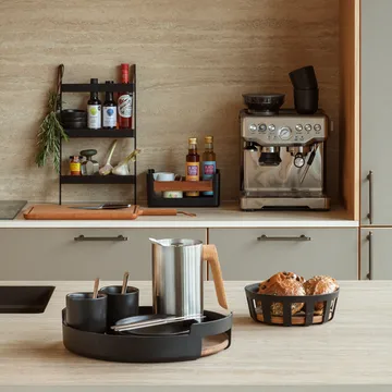 Nordic kitchen ψωμιέρα - Black, large, Ø24,5 εκ. - Eva Solo