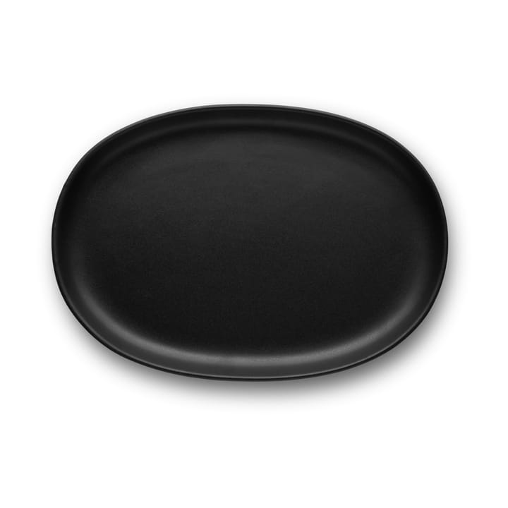 Nordic kitchen oval πιάτο 18.5x26 εκ - Μαύρο - Eva Solo