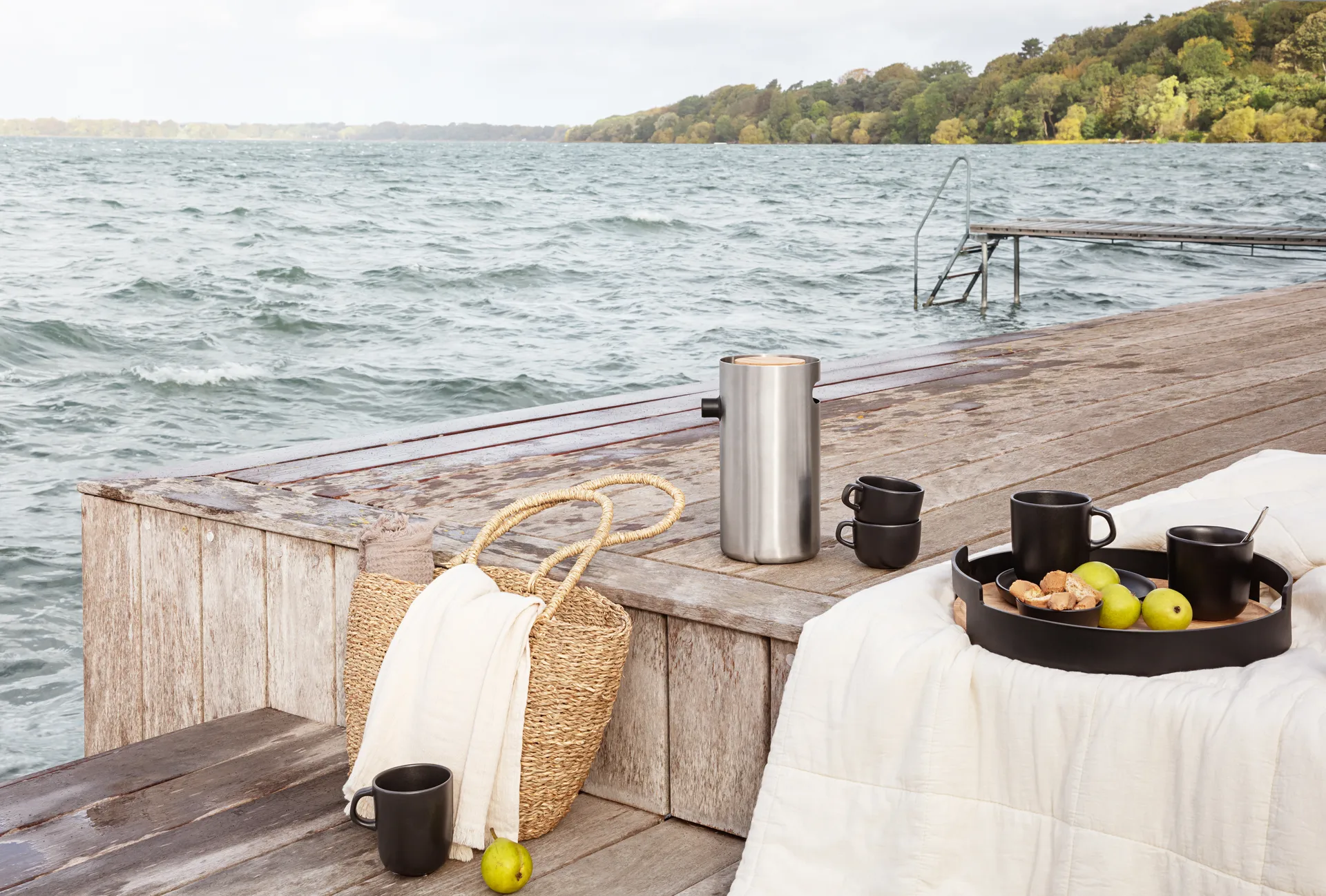 Nordic Kitchen pump thermos 1.8 L, Ανοξείδωτο ατσάλι Eva Solo