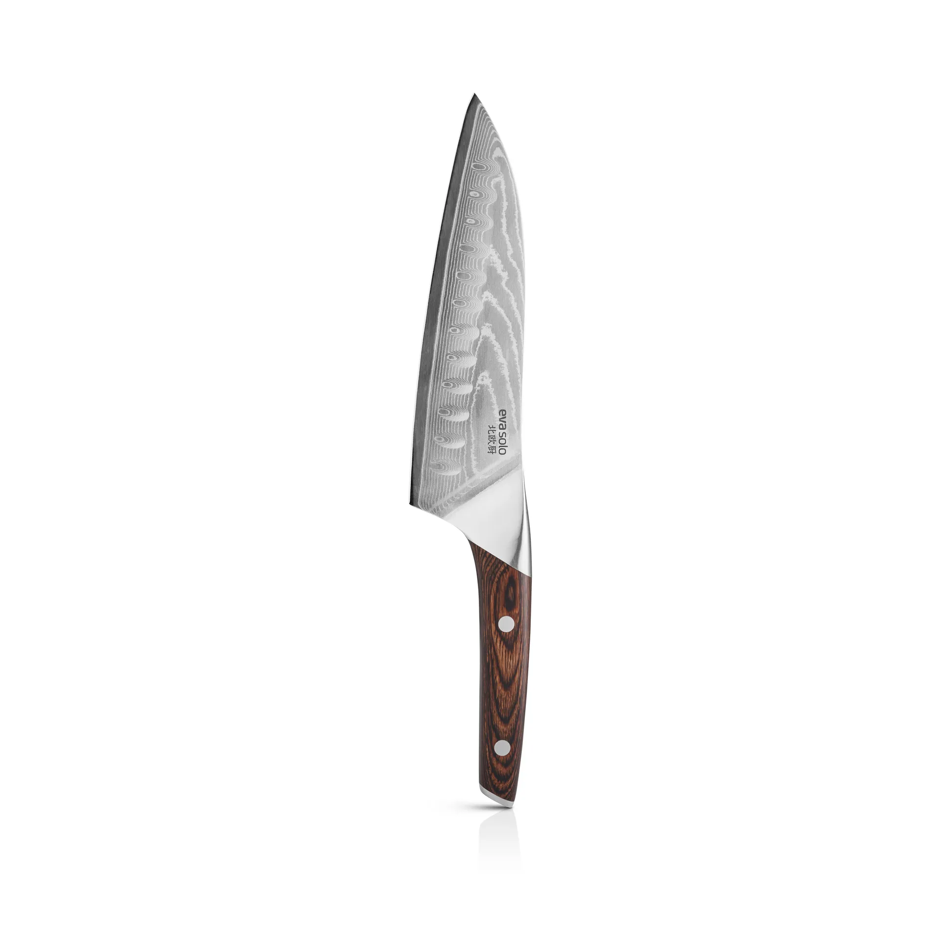 Nordic Kitchen santoku μαχαίρι 18 εκ., Ανοξείδωτο ατσάλι Damascus Eva Solo