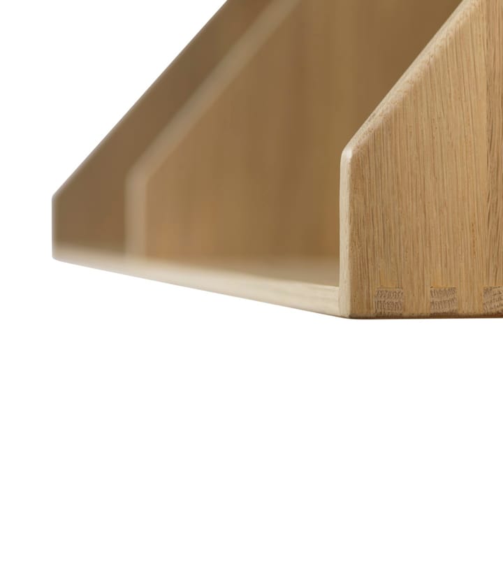 Ράφι B5 gloss 5 80x21 cm, Oak nature lacquered FDB Møbler