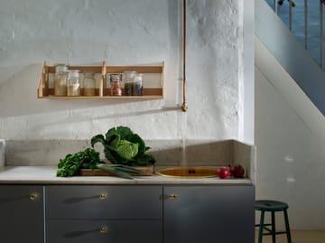 Ράφι B5 gloss 5 80x21 cm - Oak nature lacquered - FDB Møbler