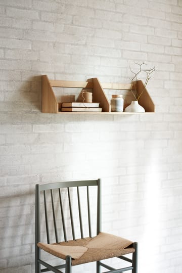 Ράφι B5 gloss 5 80x21 cm - Oak nature lacquered - FDB Møbler