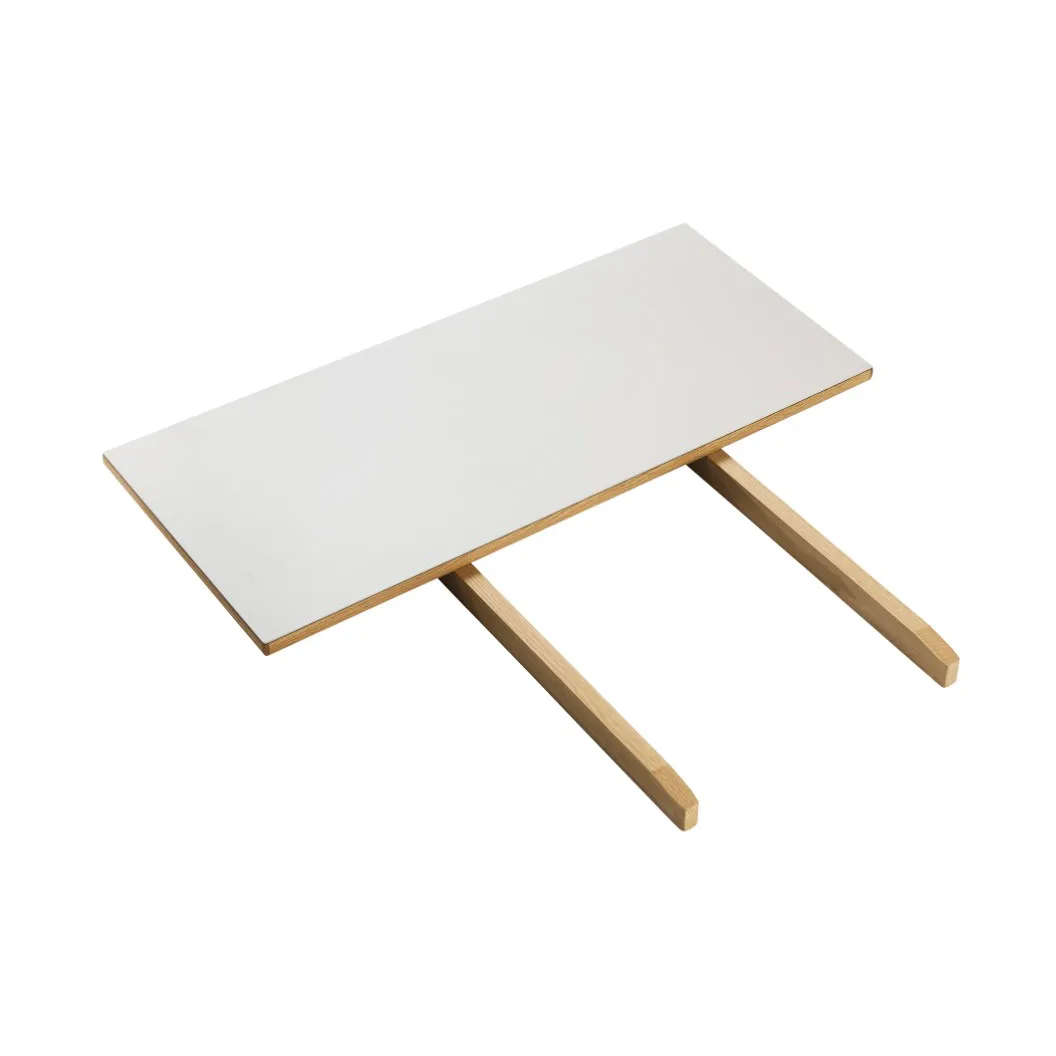 Φύλλο επέκτασης τραπεζιού C35 , 82x37 cm light grey-oak nature lacquered FDB Møbler