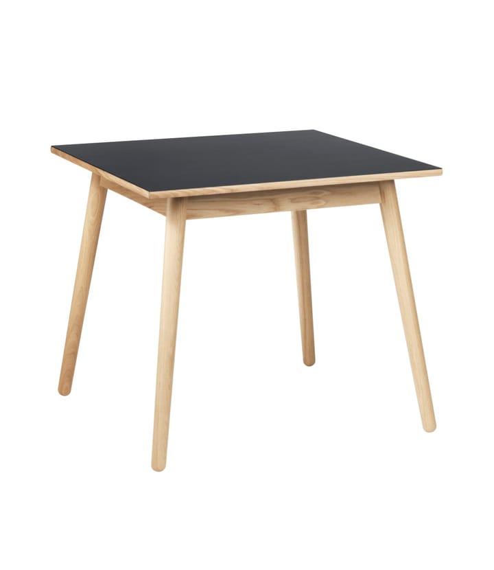 Τραπέζι τραπεζαρίας C35A 82x82 cm, Dark grey-oak nature lacquered FDB Møbler