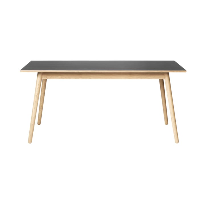 Τραπέζι τραπεζαρίας C35B 82x160 cm, Black-oak nature lacquered FDB Møbler