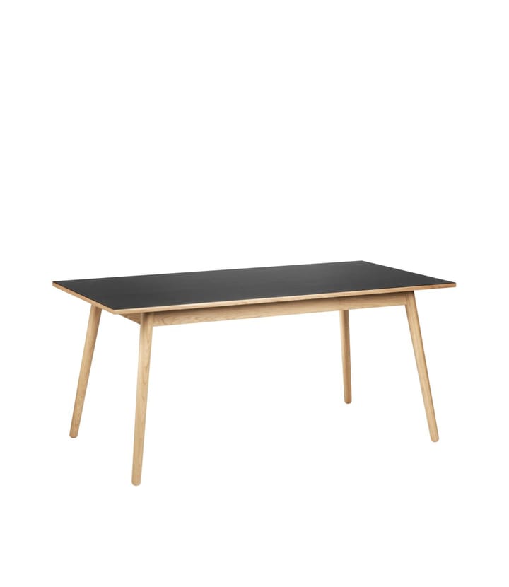 Τραπέζι τραπεζαρίας C35B 82x160 cm, Black-oak nature lacquered FDB Møbler