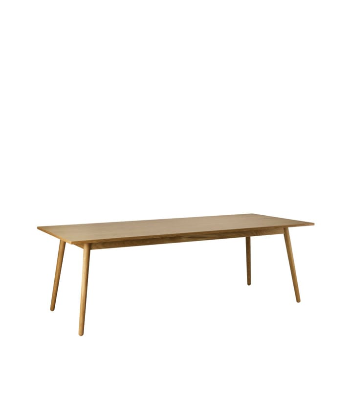 Τραπέζι τραπεζαρίας C35C 95x220 cm, Oak nature-oak nature lacquered FDB Møbler