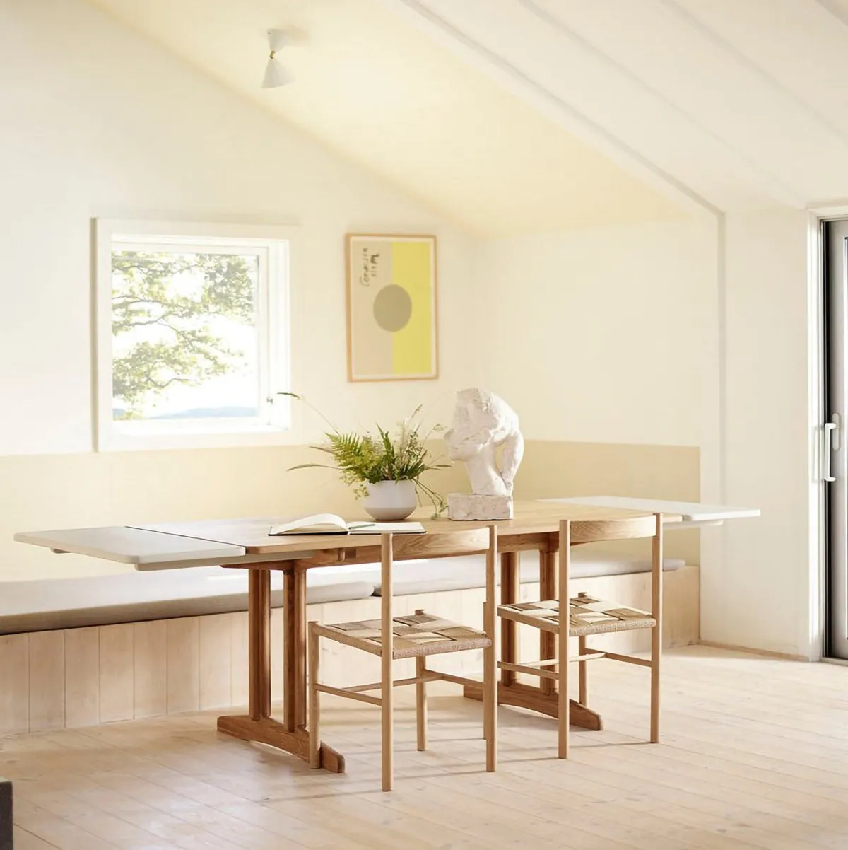 C64 Shaker extra πρόσθετη επιφάνεια, Silk grey FDB Møbler