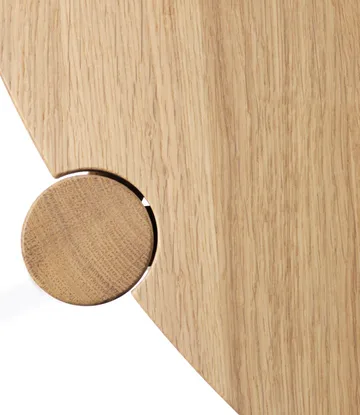 D102 Søs τραπεζάκι σαλονιού Ø55 cm - Oak nature lacquered - FDB Møbler