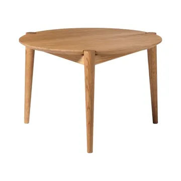 D102 Søs τραπεζάκι σαλονιού Ø55 cm - Δρυς στερεό λαδωμένο - FDB Møbler