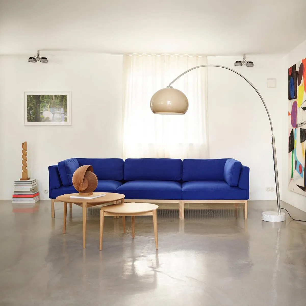 D102 Søs τραπεζάκι σαλονιού Ø55 cm, Δρυς στερεό λαδωμένο FDB Møbler